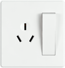 16A 250V~ 3 pin socket with switch