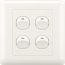 10A 250V 4 gang 1 way switch(small)