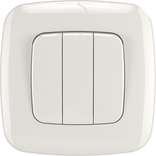 16A 250V~3 gang 1 way switch