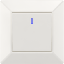 10A 250V~1 gang 1 way switch with light