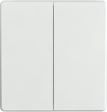 16A 250V~ 2 gang 1 way switch