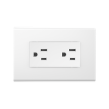 15A 110/250V  double American style socket
