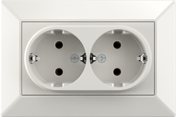 16A 250V~Double German Socket