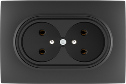 16A 250V~Double French Socket