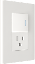 one way switch with one American style socket