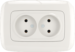16A 250V~Double Russian C1 Socket 