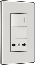 One way switch with one Italian style socket