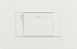 16A 250V 1 gang 1 way switch(48mm)