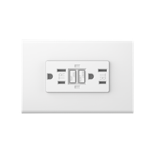 Double Amercian style socket GFCI