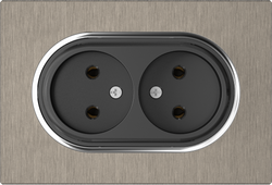 16A 250V~Double Russian C1 Socket 