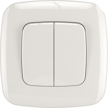 16A 250V~2 gang 1 way switch