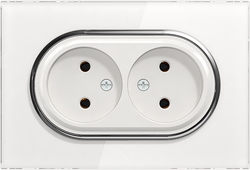 16A 250V~Double Russian C1 Socket 