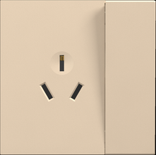 16A 250V~ 3 pin socket with 1 switch