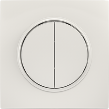 10A 250V~ 2 gang 1 way switch