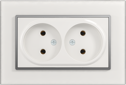 16A 250V~Double Russian C1 Socket 