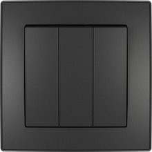 16A 250V~3 gang 1 way switch