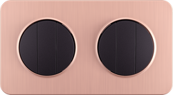 10A 250V~Duplex 3 gang 1 Way Switch