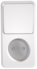 Russian socket with 1 gang switch