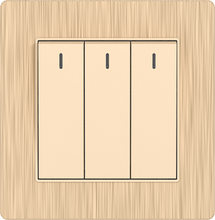 16A 250V 3 Gang 1 Way Switch