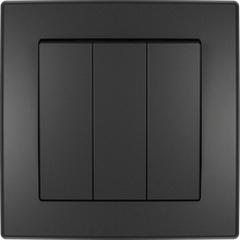 16A 250V~3 gang 1 way switch