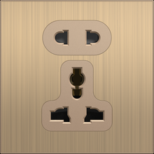 16A 250V~ 5 pin multi. socket