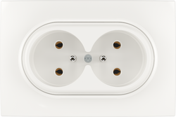 16A 250V~Double French Socket