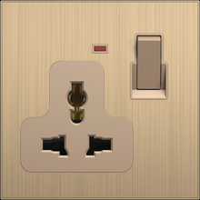 13A 250V~ Multi. socket with switch