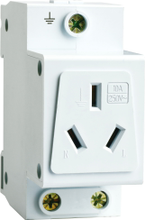 10A三孔模数化插座