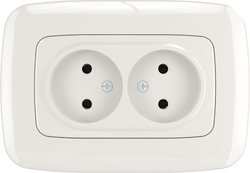 16A 250V~Double Russian C1 Socket 