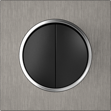 10A 250V~2 gang 1 way switch