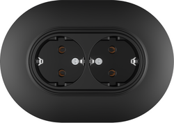 16A 250V~Double German Socket