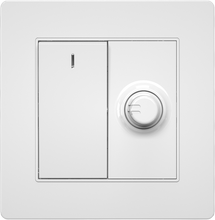 16A 250V 1 Gang Switch with 250W Light Dimmer