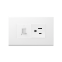Computer socket (CAT6) &Amercian style socket