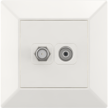 Sat. TV+TV socket