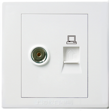 双联电视电脑插座