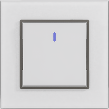 10A 250V~1 gang 1 way switch with light