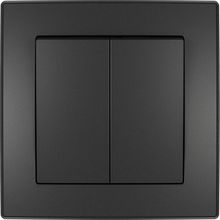 16A 250V~2 gang 1 way switch