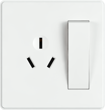 16A 250V~ 3 pin socket with switch