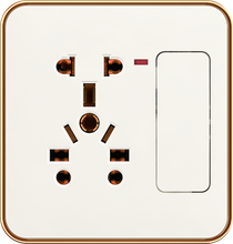 13A 250V~ 5 in 1 socket