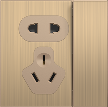 16A 250V~ 5 pin socket with switch