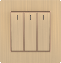 16A 250V 3 Gang 1 Way Switch