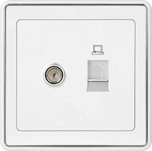 双联电视电脑插座