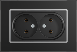 16A 250V~Double Russian C1 Socket 